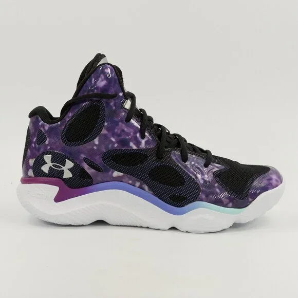 Purple Under Armour Clutchfit Drive Navy Sepatu Basket Under